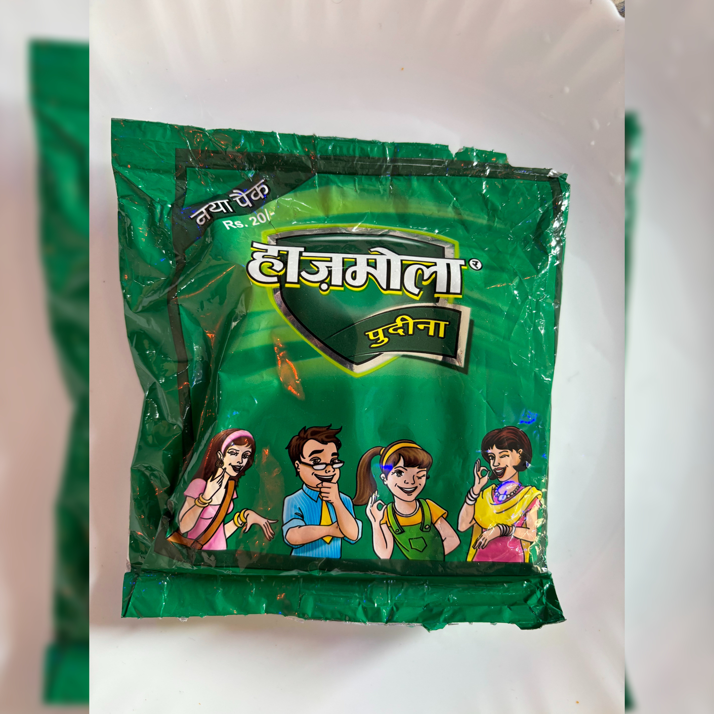Hajmola Pudina | Pack of 20 | Snack - Attack